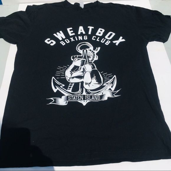 Vintage Sweatbox Boxing Club Staten Island T-Shirt - Picture 7 of 9